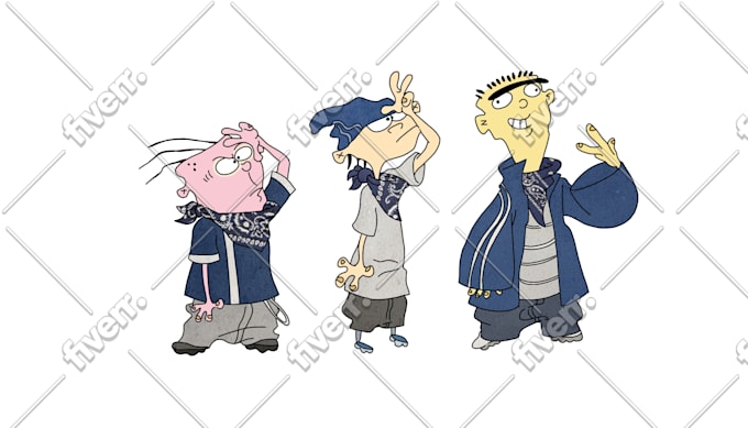 Draw Anime Or Ed Edd And Eddy Characters In My Style By Cyifob Fiverr