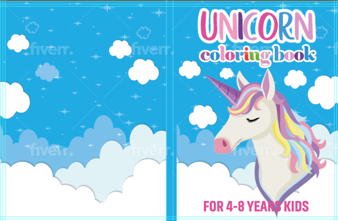 Download Create Kids Unicorn Coloring Book Cover And Interior Design For Kdp By Samima1 Fiverr