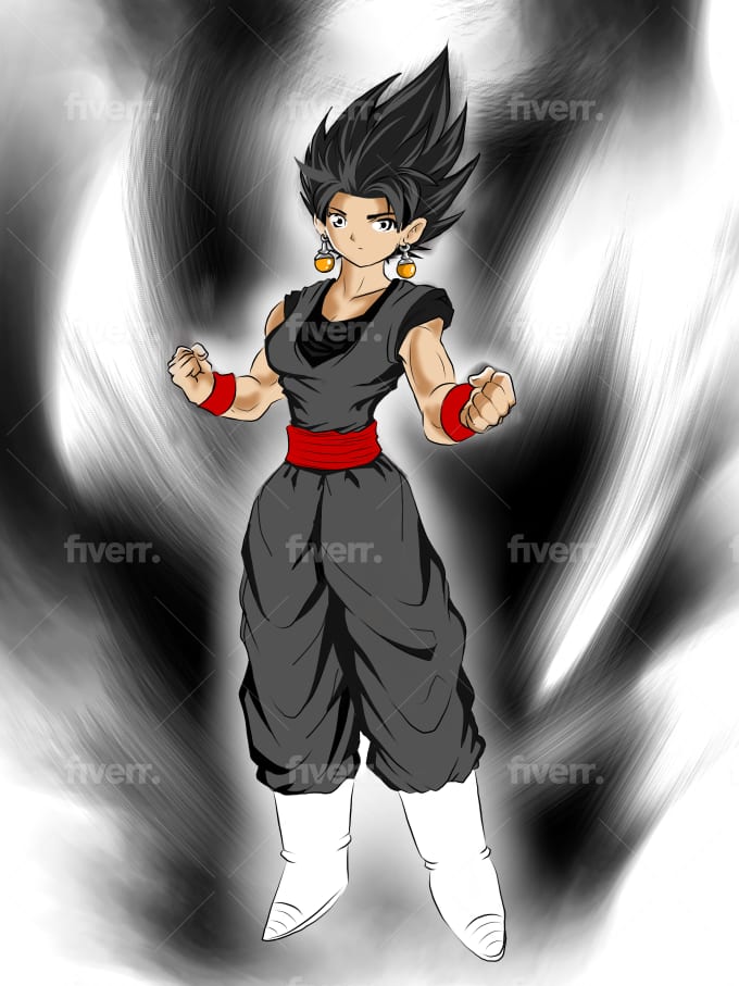 Draw a dragon ball z anime character for you by Volthunder