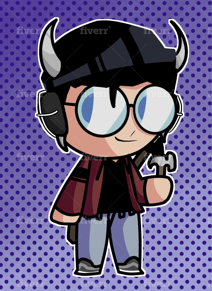 Draw A Chibi Version Of Your Roblox Or Minecraft Character By Giacial - imágenes de manucraft roblox