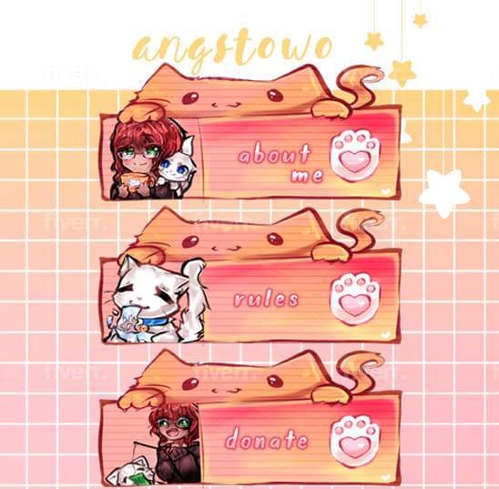 Create Custom Anime Twitch Panels With You Or Your Character By Angstowo Shortcuts if you have android download: create custom anime twitch panels with you or your character