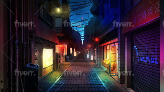 Draw Anime Background Anything Style By Myphuocanime Fiverr