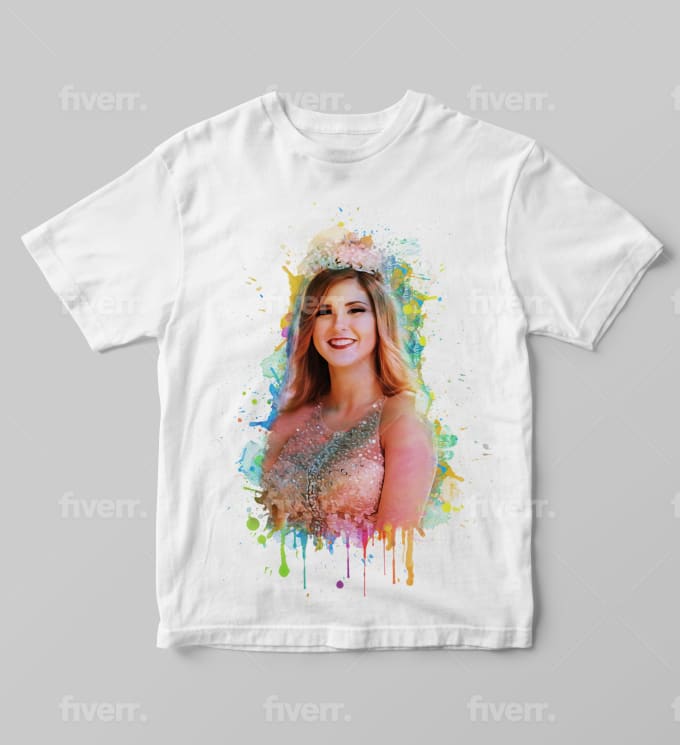 An awesome watercolor t shirt design shirt design