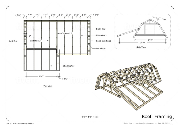 Pitched Roof : Components & Types of Pitched Roof