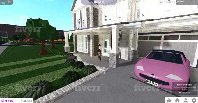 Build Anything You Want In Roblox Bloxburg By Robloxsweety - build what you want new build a car roblox