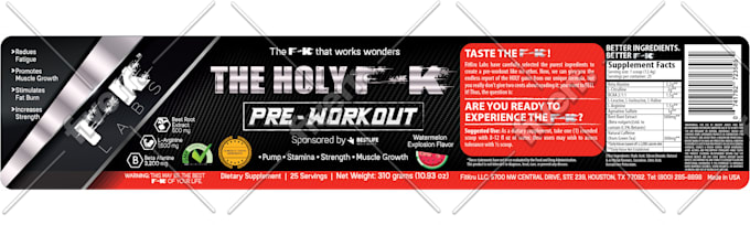 Supplement label design, product label and label design by ...