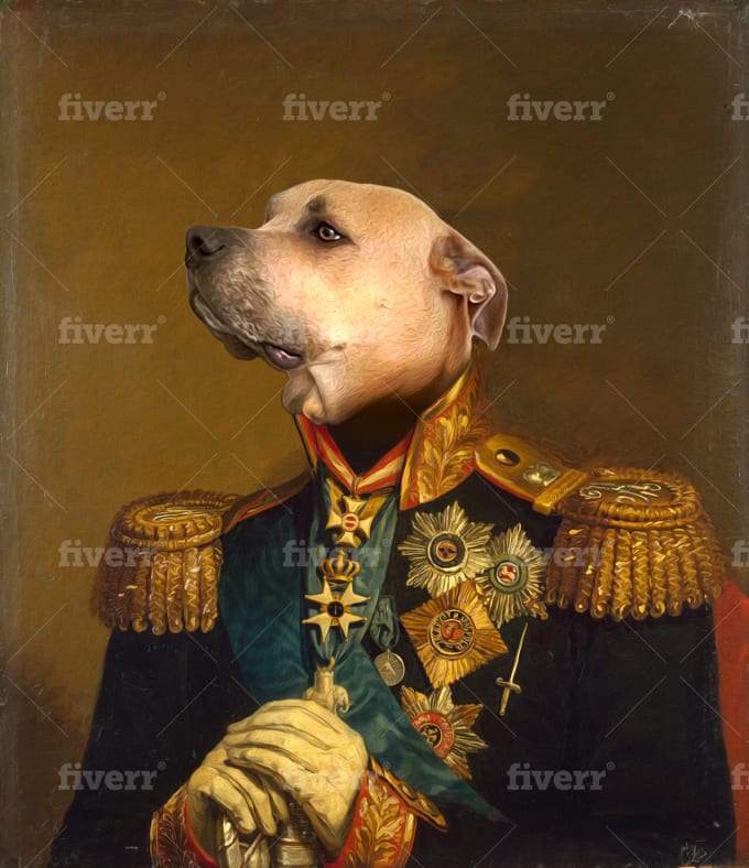 Photoshop Your Head On An Old General Painting By Amrsharaka