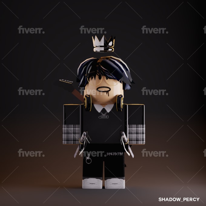 Cute Roblox Avatars Make A High Quality Gfx Of Your Roblox Avatar By Uzusee Fiverr Zackpng - normal roblox avatar girl