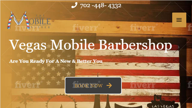 Vegas Mobile Barbershop 702-448-4332 ~ We Come To You