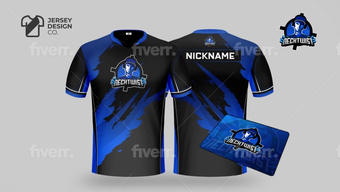 design an esports jersey, hoodie and jacket package