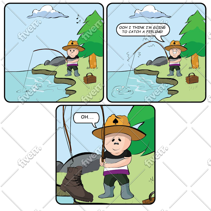 Draw A Funny Comic Strip By Sossaart