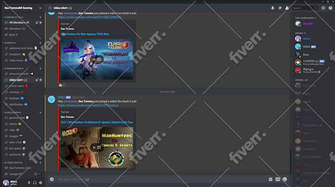 Professionally setup your discord server by Usamarashid2840