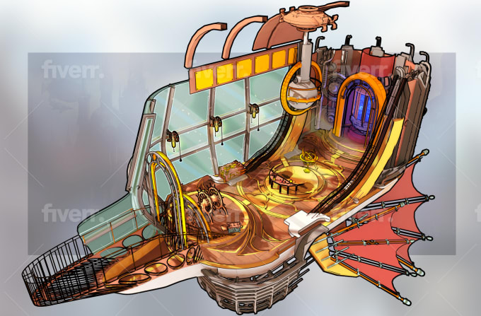 Design environment or interior concept art - Image 8