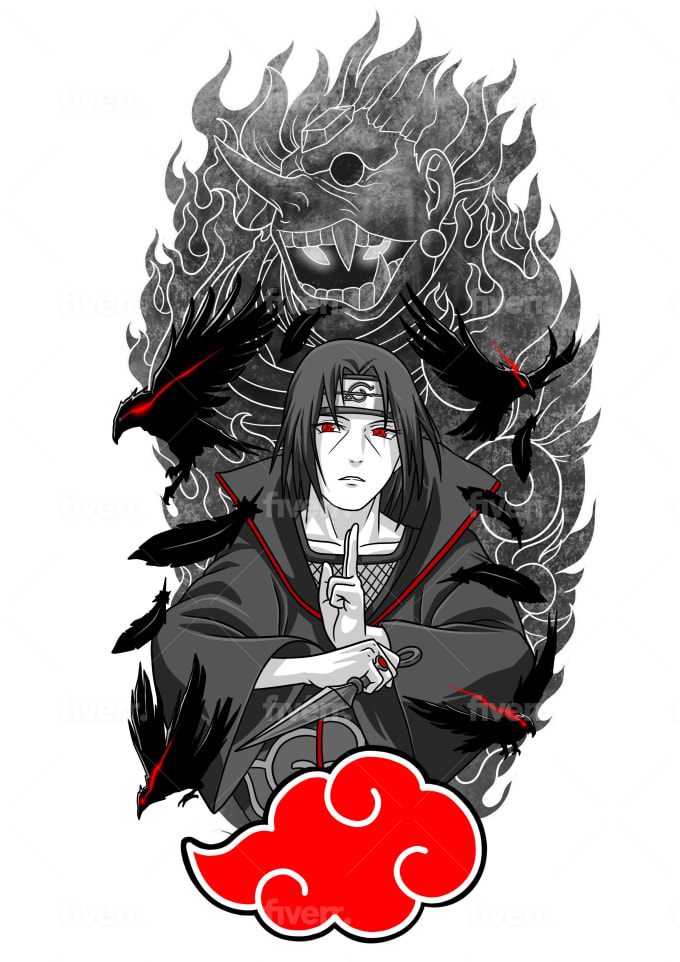 Akatsuki Logos, Fotos de manga, Tatuagens de anime, Designs de tatuagem