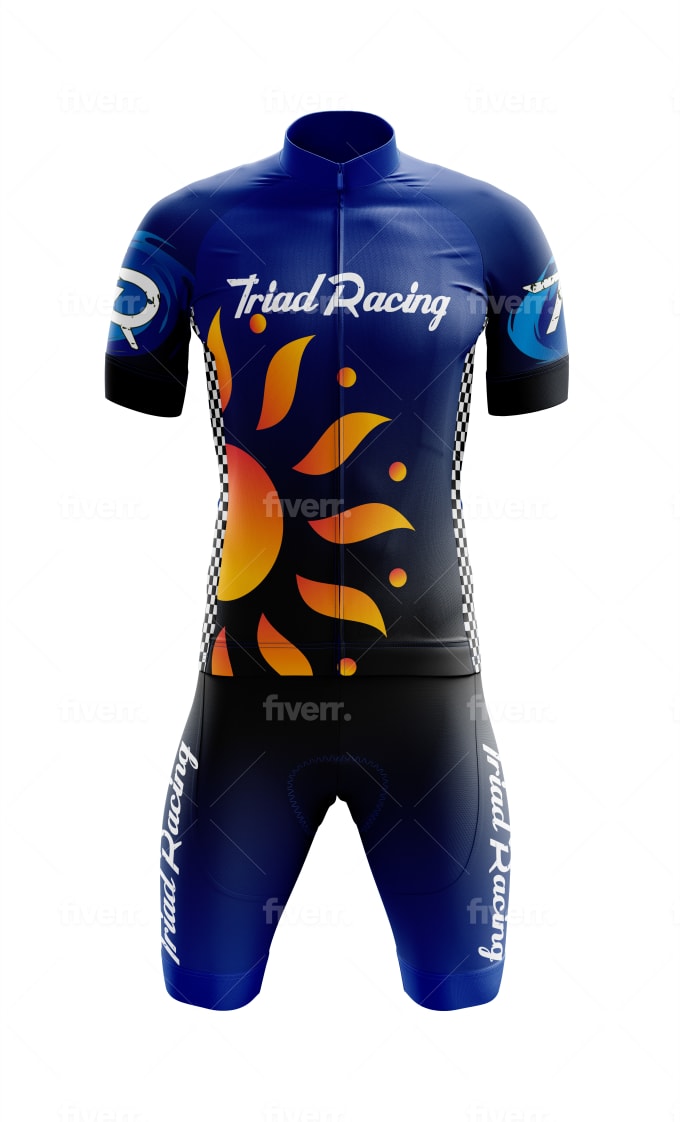 Design custom cycling jersey design by Dizenestudio