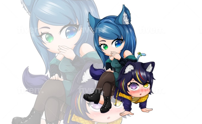 Base Gacha de Frente  Chibi zeichnungen, Figuren zeichnen, Zeichnung anime  kleidung