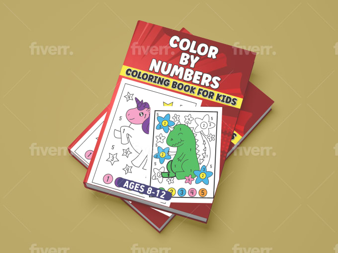 Make professional kdp book cover design coloring book planner