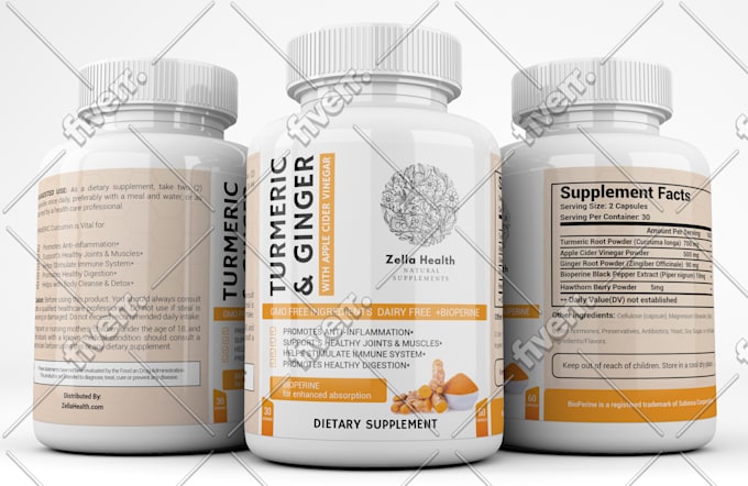 Design supplement label design for your supplement brand by ...