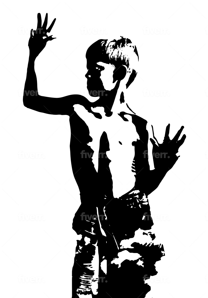 Convert Any Image To Black And White Vector Silhouette By Jrdubina