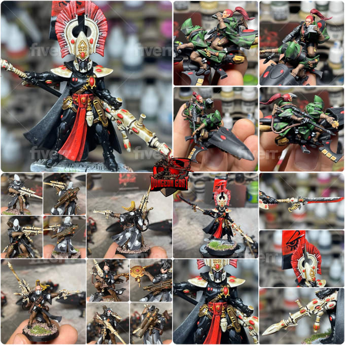 One Custom Miniature Paint Job Order Dungeons And Dragons or Warhammer 40K  