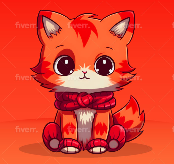 Create cute animals sticker design in 24 hours by Yvan_nost