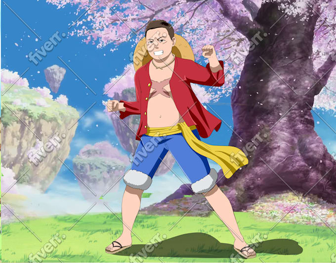 Drawing You In One Piece Anime Style By Suprianto287 Fiverr Drawing You In One Piece Anime Style By Suprianto287 Fiverr
