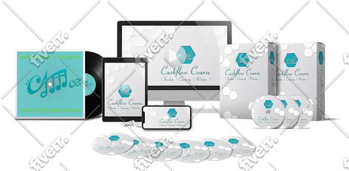 Convert 2d Covers Into 3d Digital Product Mockup Bundle By Muhamed Afizan