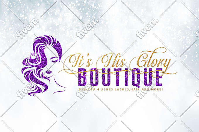 Hair Extensions Boutique And Eyelash Logo Design By Dreams Project