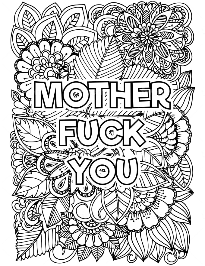 KDP Adult Swear Word Coloring Book Set 2 Graphic by EverydayDigitalArt ·  Creative Fabrica