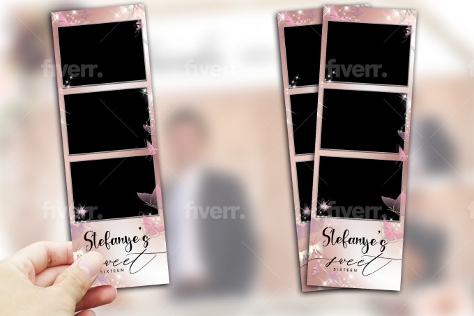 Do photo booth template, strip, 360 overlay design by Gdtaslima