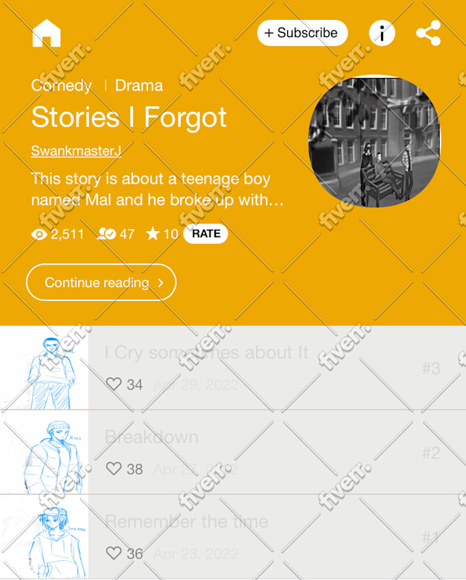 Do organic webtoon, and webtoon promotion by Jackson_mason7 Fiverr