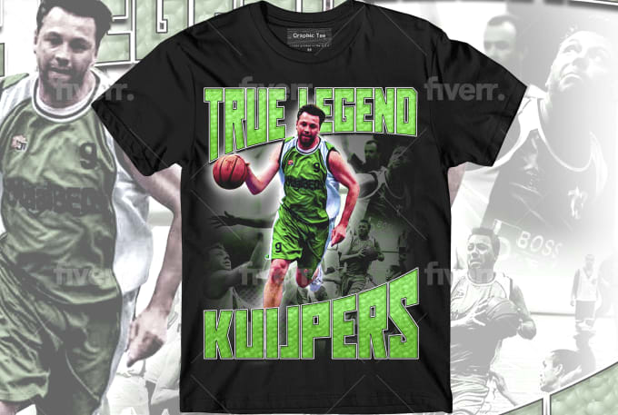 I will do nba all sports and bootleg t shirt design - FiverrBox