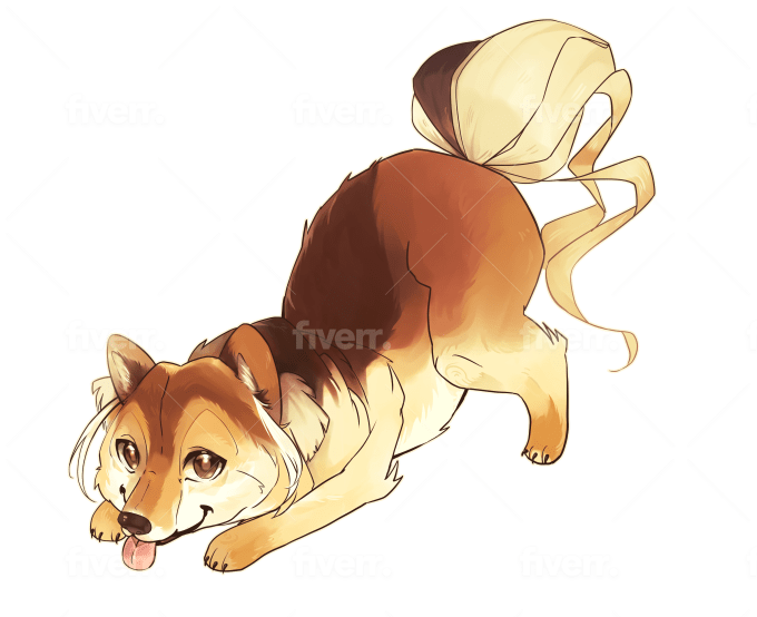 Draw your animal in a chibi or normal anime style by Pichuun | Fiverr