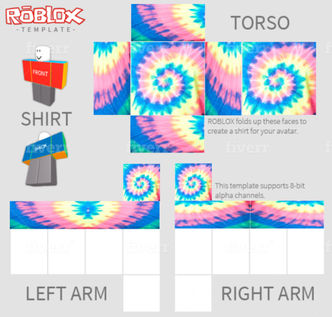 Design You Any Clothing Template On Roblox By Creationco1 - image of roblox shirt template