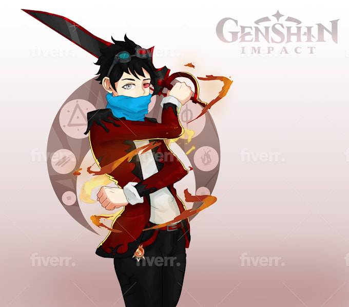 Draw You As A Genshin Impact Character By Skadiii
