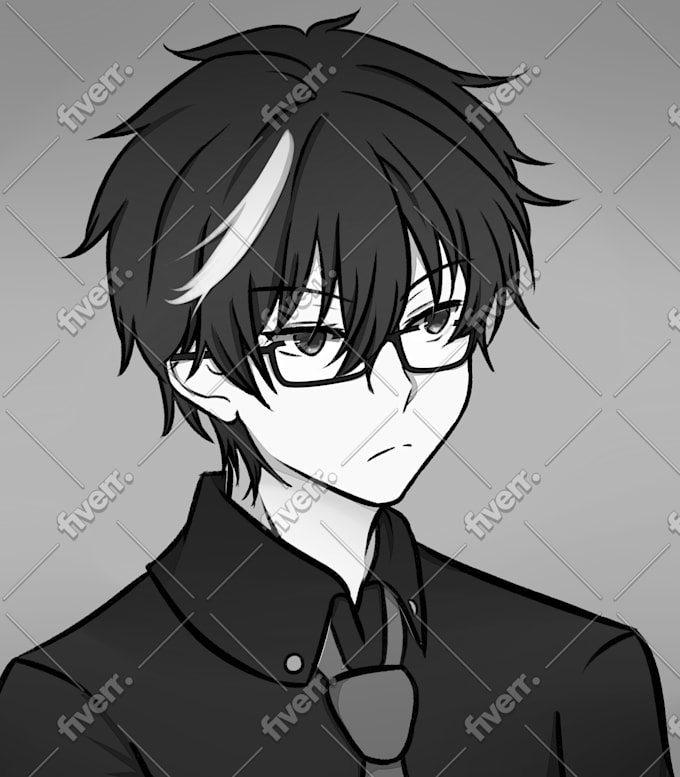 Drawing Your Oc Or Fanart In Monochrome Anime Style By Renataruri