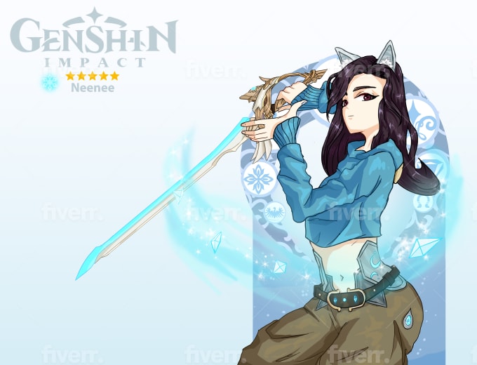Draw You Like A Genshin Impact Character By Skadiii Fiverr Draw You Like A Genshin Impact Character By Skadiii Fiverr