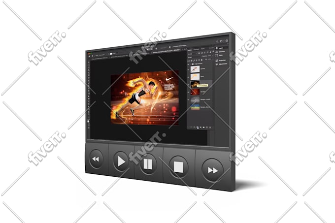 Convert Your 2d Cover Into A 3d Media Player Mockup By Hadkarbhushan