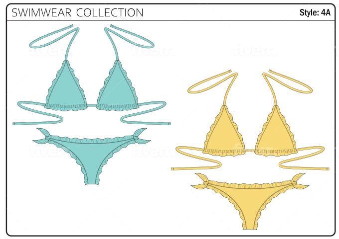 Lise Tailor - Hello Sunshine Bikini Sewing Pattern – Lamazi Fabrics