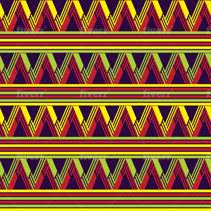 Design tribal seamless textile pattern print