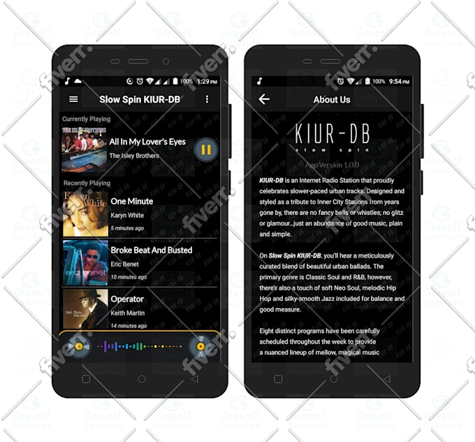 build universal android app for internet radio by greenitsolution fiverr