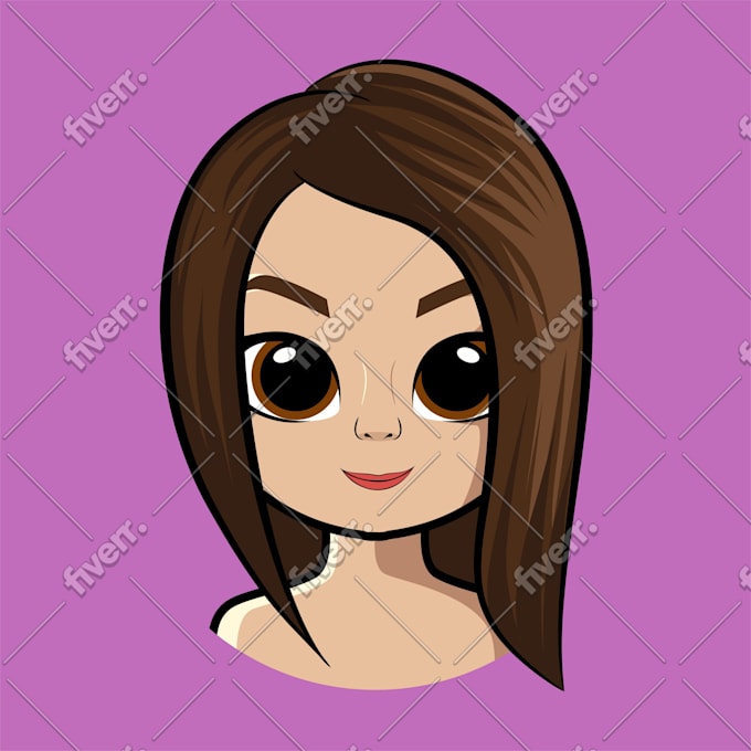 Draw Big Eyes Cartoon Caricature For Your Profile Picture By
