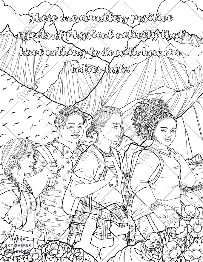 Illustrate Fantasy Coloring Pages Or Book For You By