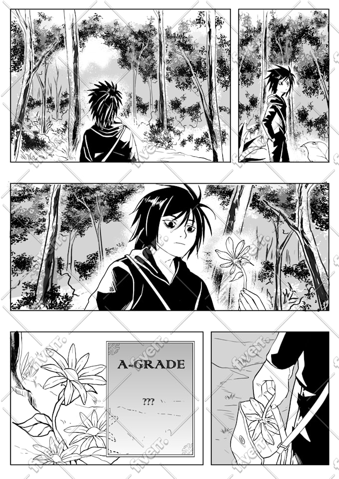 Draw A Comic Book Manga Or Cover Art In Anime Style By Rizan Poetra Fiverr