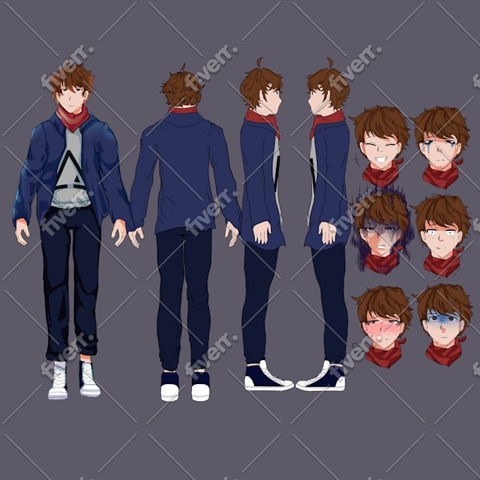 Create Your Anime Character Design Sheet By Zephyr Xe Fiverr Create Your Anime Character Design Sheet By Zephyr Xe Fiverr