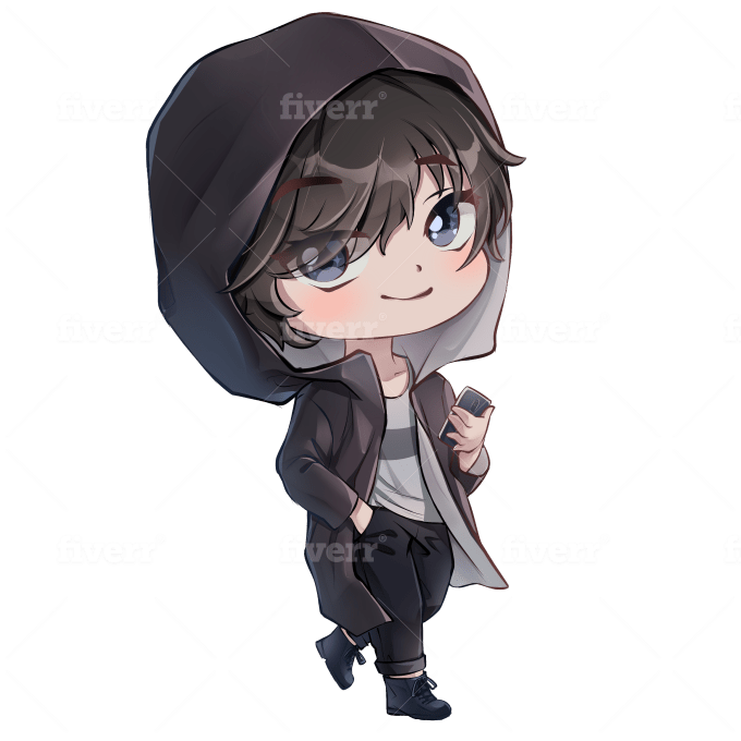 Draw A Cute Anime Chibi For You By Willowart