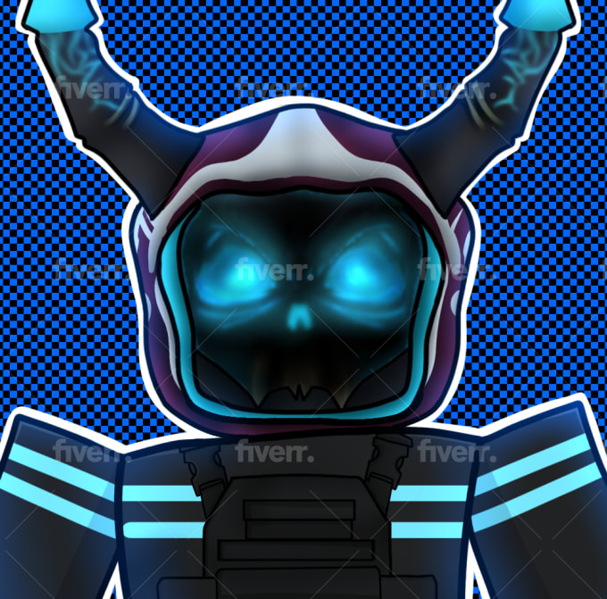 GIF of my roblox avatar made in procreate by Glitchicide on DeviantArt