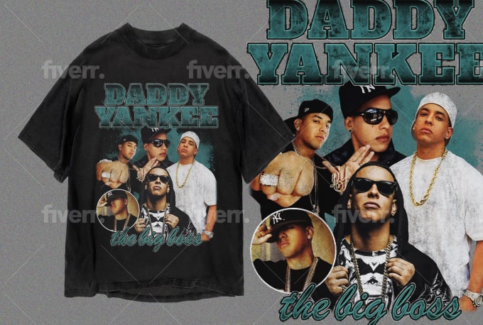 Vintage Daddy Yankee Shirt Latin 90's Y2K Rap - iTeeUS
