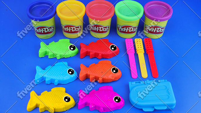 Make Kids Video With 4 Color Play Doh Surprise Toys By Chinthia Allen Fiverr