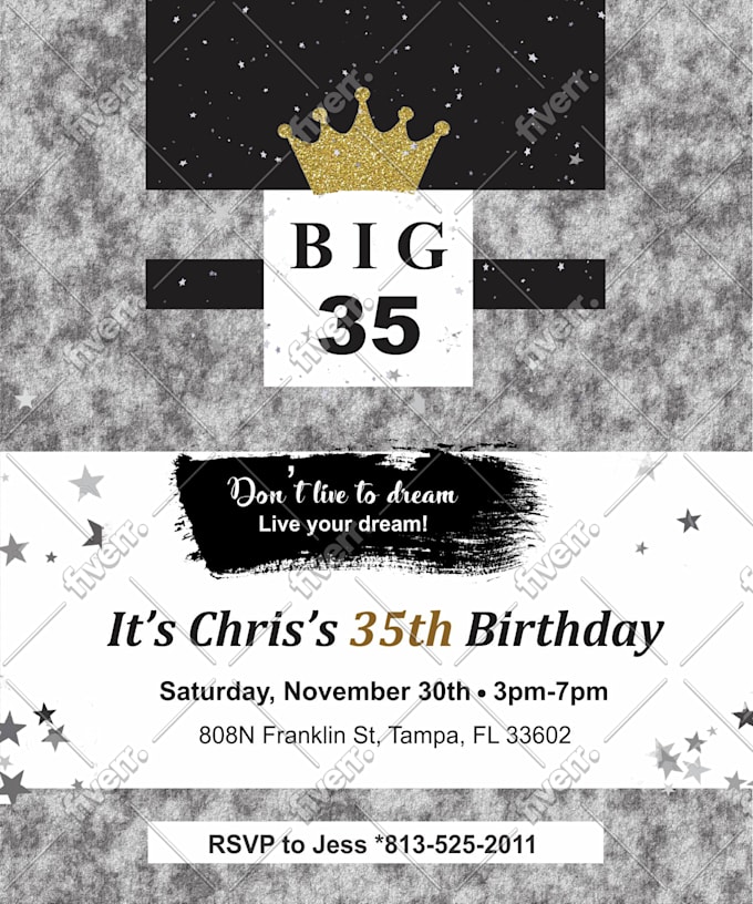 Design Wedding Birthday Party Invitations Save The Date By Designcreatr Fiverr